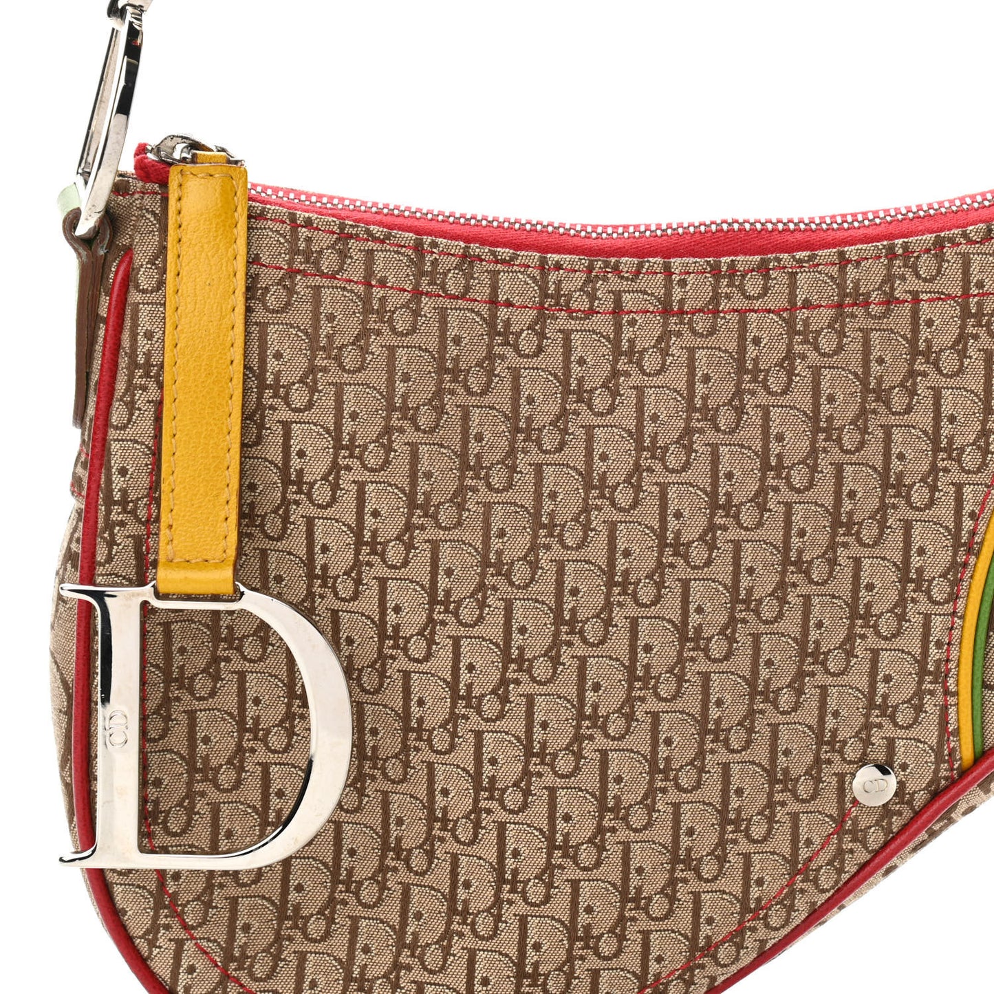 Monogram Rasta Saddle Pochette Beige