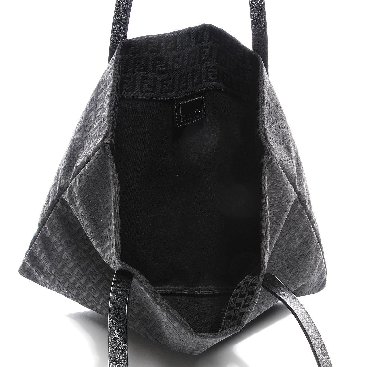 Fendi Zucchino Shopping Tote Black 5 of 7