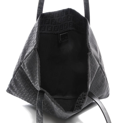 Fendi Zucchino Shopping Tote Black 5 of 7