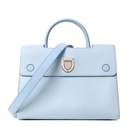 Christian Dior Bullcalf Medium Diorever Flap Light Blue 1 of 4