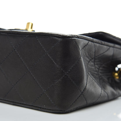 Chanel Lambskin Quilted Mini Square Flap Black 11 of 11