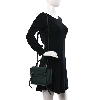 Celine Grained Calfskin Pico Belt Bag Amazone 3 of 7