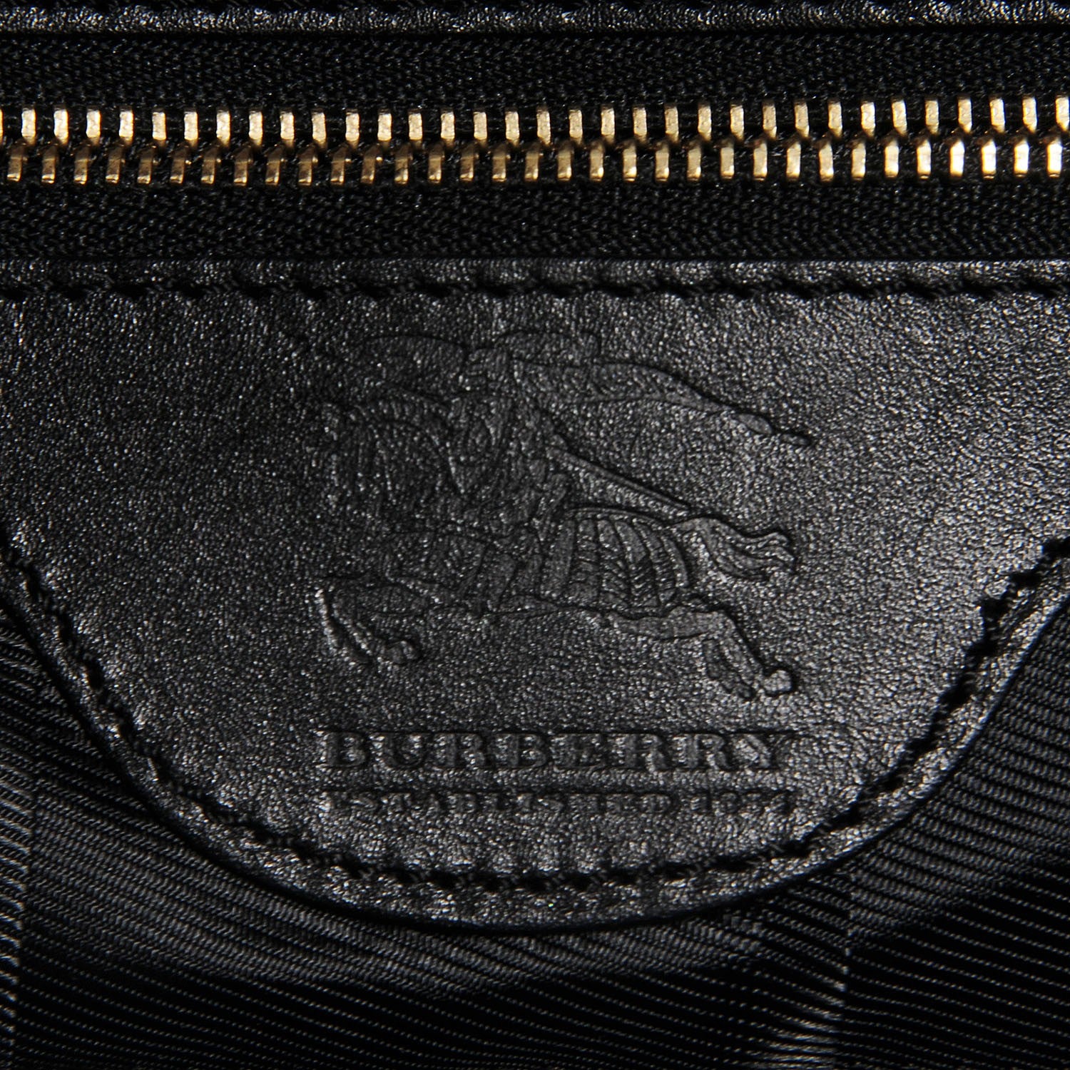 Burberry Calfskin Quilted Large Manor Tote Black 6 of 8