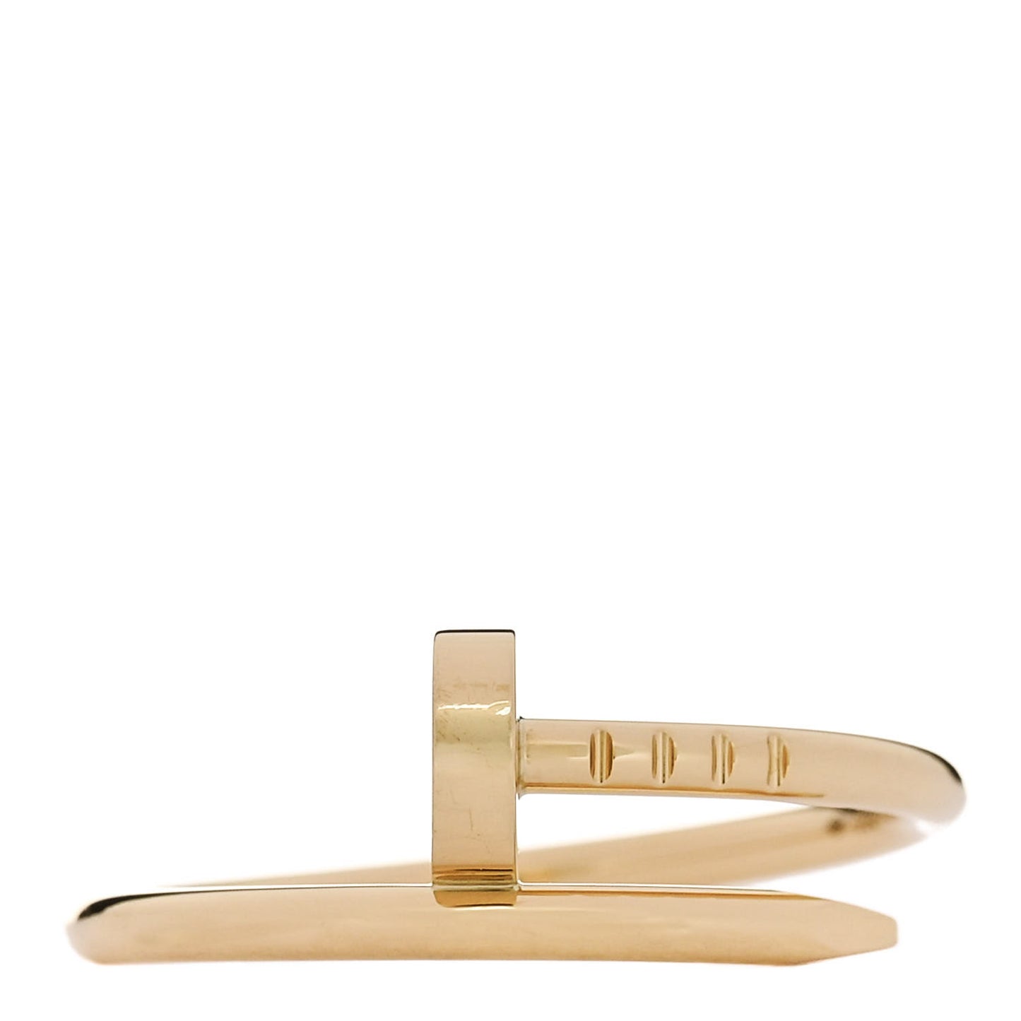 18K Yellow Gold Small Juste Un Clou Ring 54 6.75