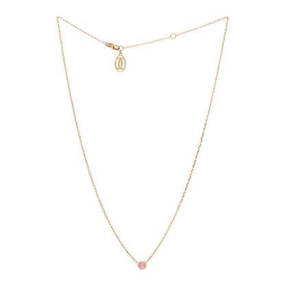 Cartier 18K Pink Gold Pink Sapphire D'Amour Pendant Necklace 2 of 3
