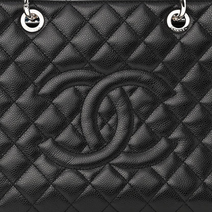 Chanel Caviar Quilted Grand Shopping Tote GST Black 9 of 11