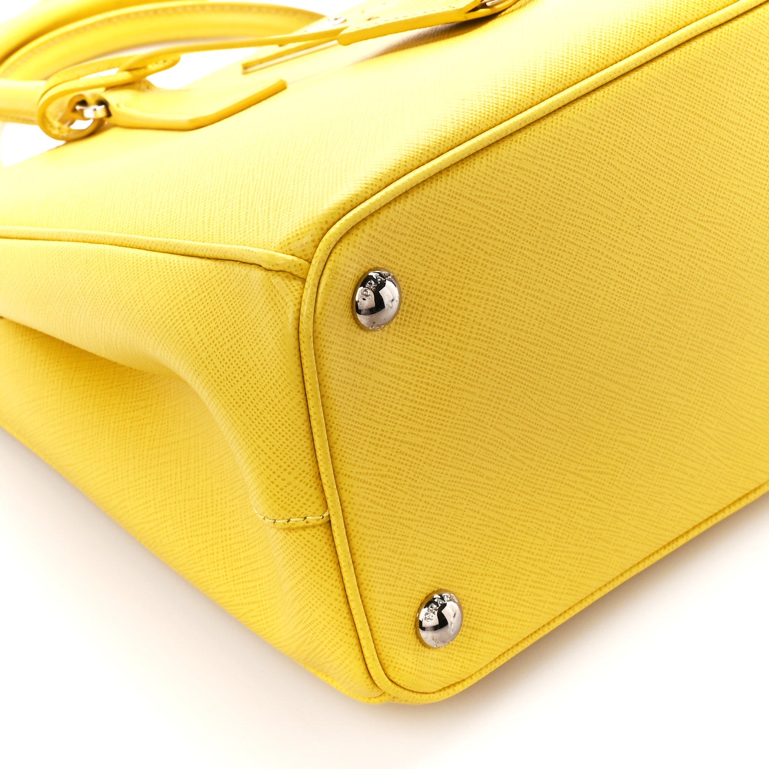 Prada Saffiano Small Galleria Double Zip Tote Soleil 10 of 13