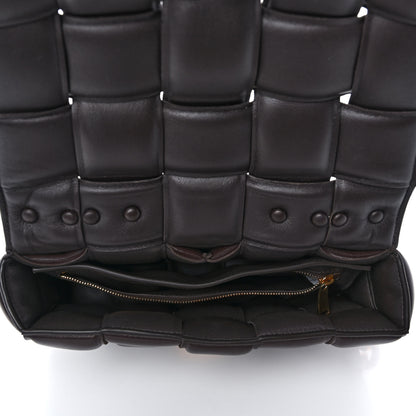Bottega Veneta Lambskin Maxi Intreccio Padded Chain Cassette Crossbody Bag Black 5 of 9