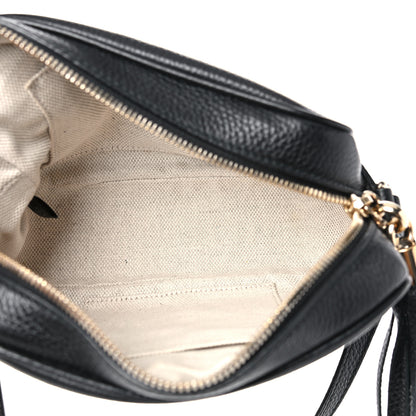 Gucci Pebbled Calfskin Small Soho Disco Bag Black 5 of 10
