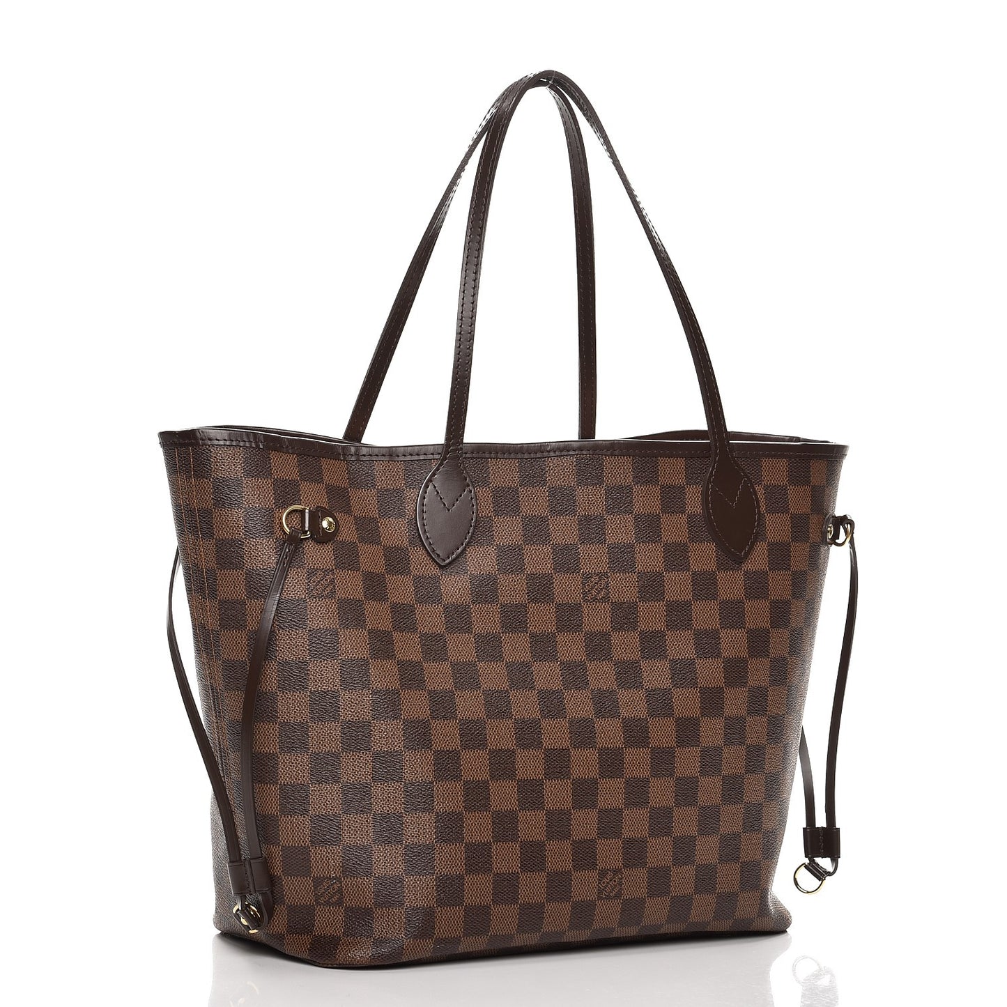 Damier Ebene Neo Neverfull MM Rose Ballerine
