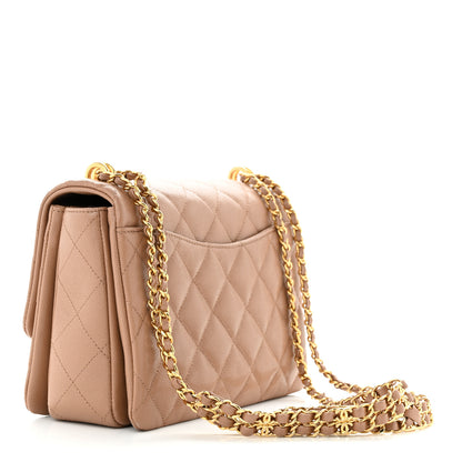 Chanel Caviar Quilted Coco First Flap Beige 3 of 11