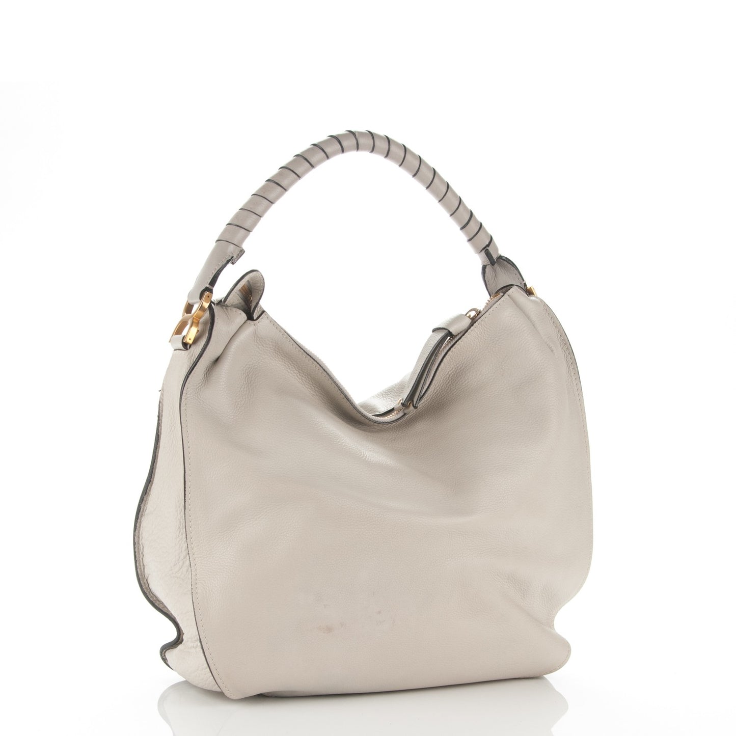 Calfskin Large Marcie Hobo Dove
