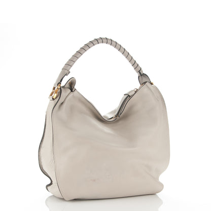 Chloe Calfskin Large Marcie Hobo Dove 3 of 8
