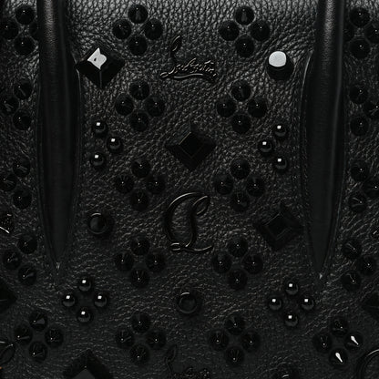 Christian Louboutin Calfskin Spikes Loubinthesky Mini Paloma Black 8 of 13