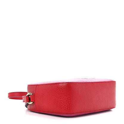 Gucci Dollar Calfskin Bi-Color Small Soho Disco Bag New Rosette Hibiscus Red 4 of 11
