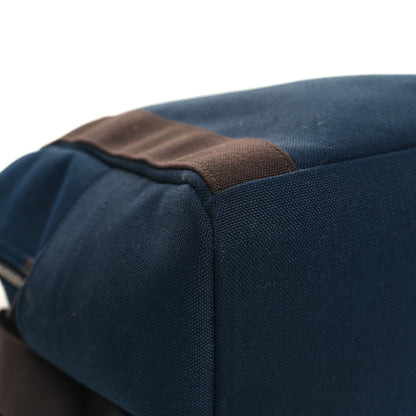 Hermes Toile Groom School Backpack Bleu Navy Feu 10 of 13