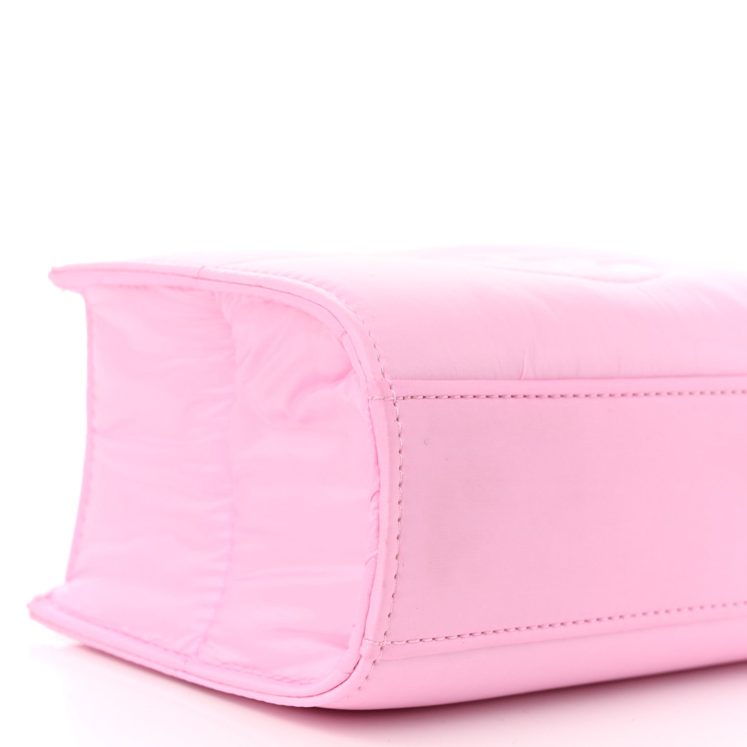 Telfar Nylon Small Puff Shopping Bag Bubblegum 9 of 10