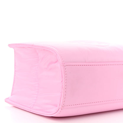 Telfar Nylon Small Puff Shopping Bag Bubblegum 9 of 10