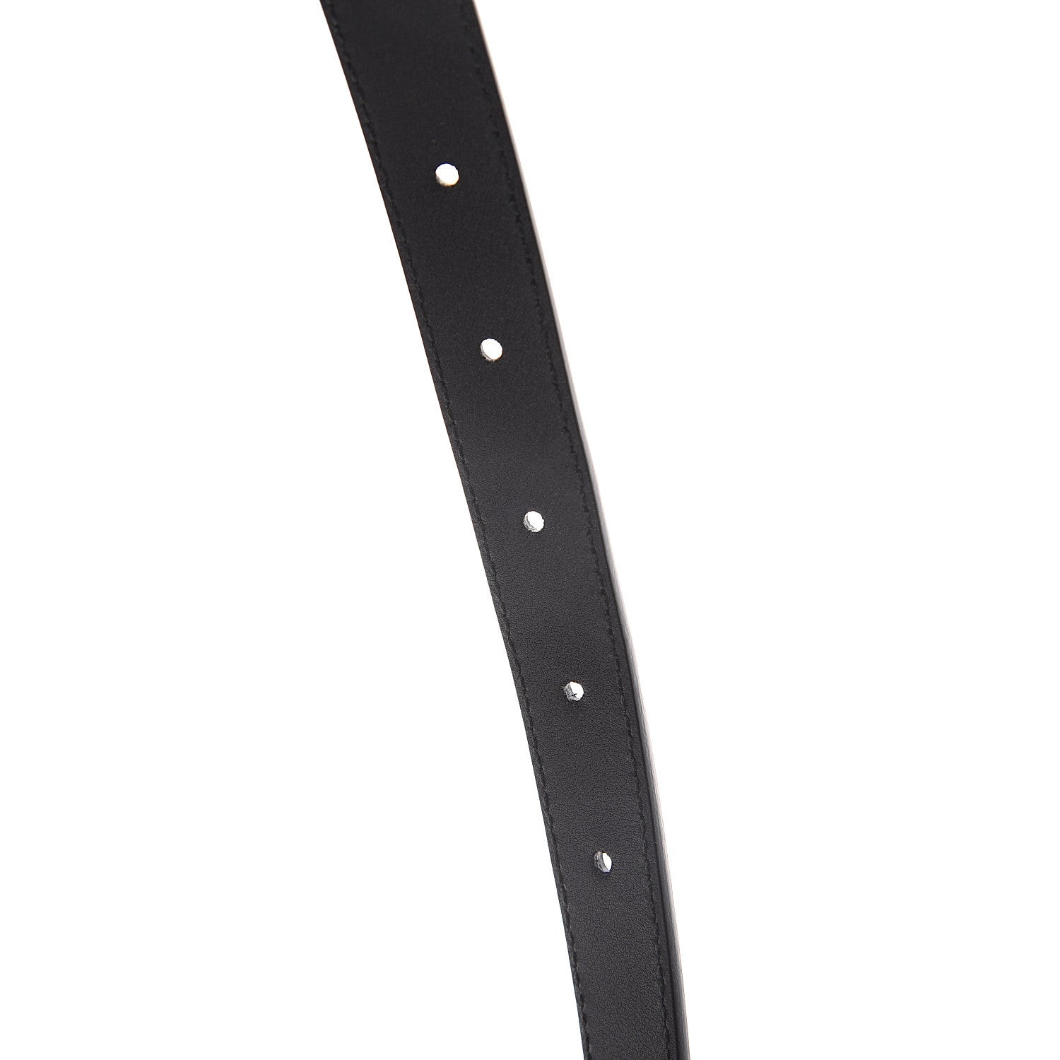 Gucci Calfskin Double G 20mm Belt 80 32 Black 3 of 5