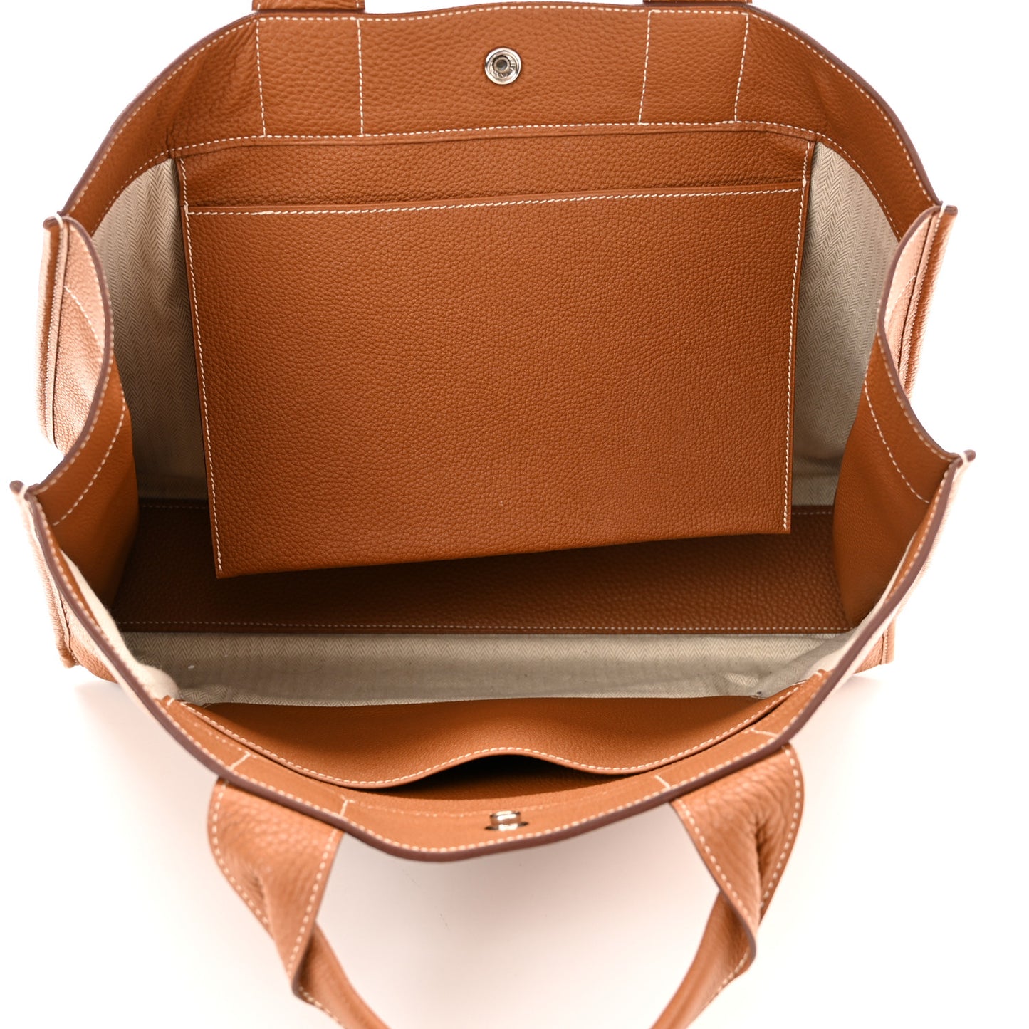 Togo Front Pocket Tote Gold