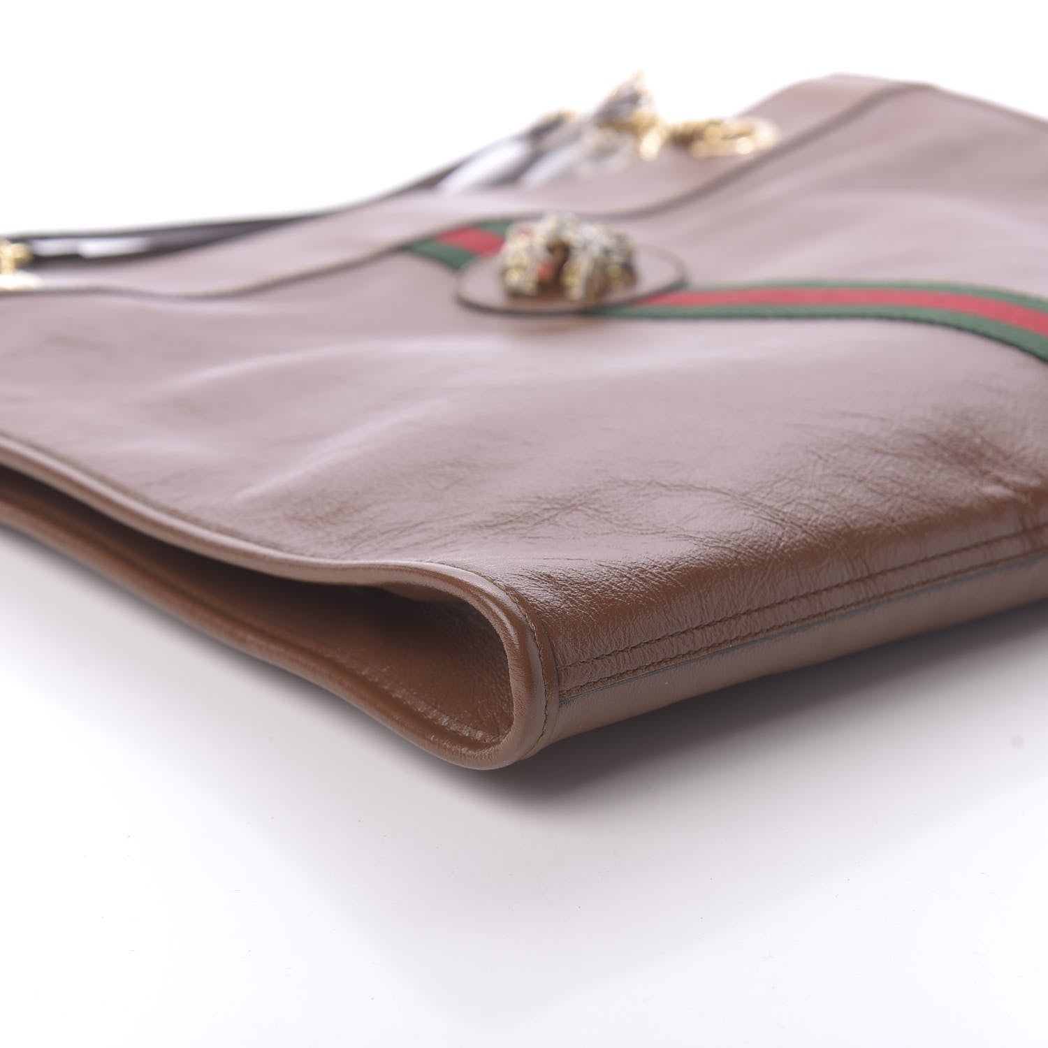 Gucci Calfskin Large Rajah Chain Tote Cuir 6 of 10