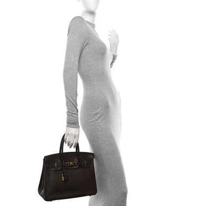Hermes Togo Birkin 30 Chocolate 2 of 12