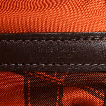 Hermes Swift Bolduc Twilly Garden Party TPM Chocolate 5 of 8
