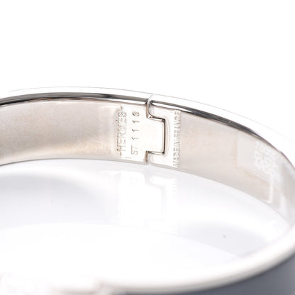 Hermes Enamel Narrow Clic Clac H Bracelet GM Ardoise 4 of 4