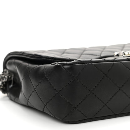 Chanel Lambskin Quilted Medium Westminster Pearl Flap Black 9 of 11