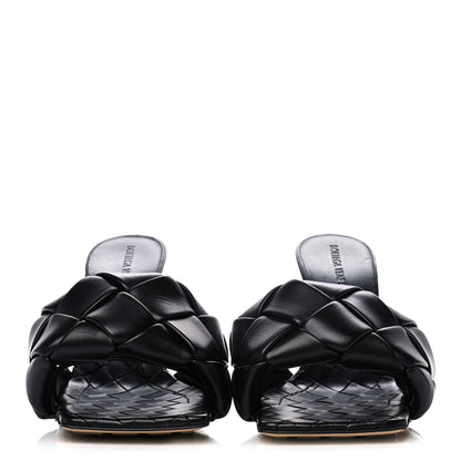 Bottega Veneta Nappa Maxi Intrecciato Lido Mule Sandals 39 Black 2 of 9