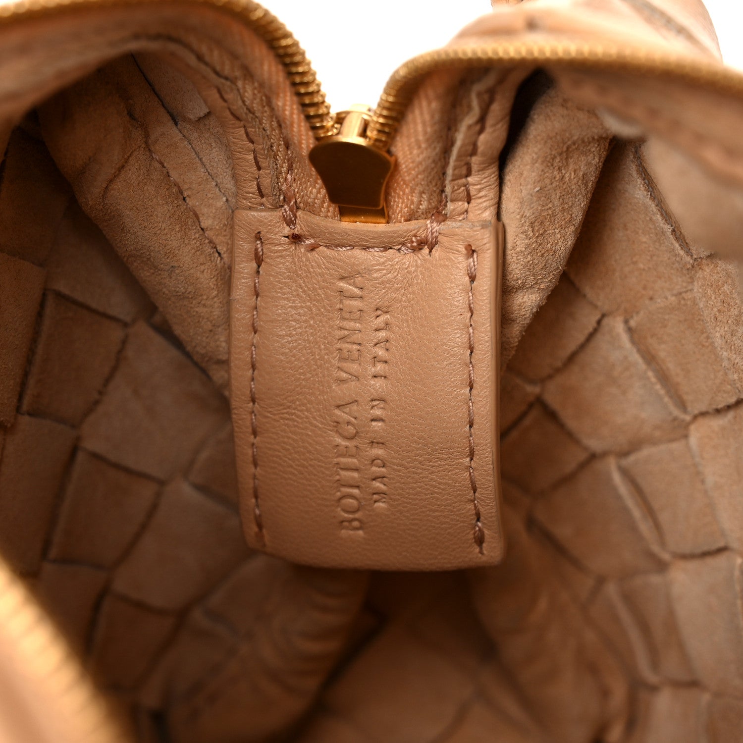 Bottega Veneta Nappa Intrecciato Mini Loop Camera Bag Almond 6 of 16