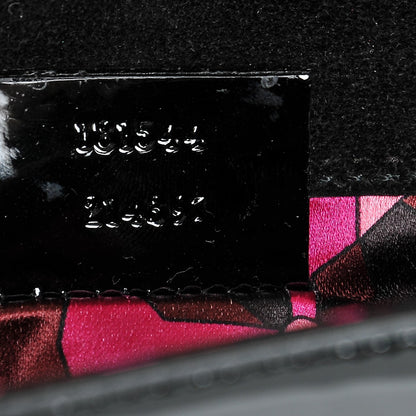 Gucci Patent Romy Clutch Black 7 of 7