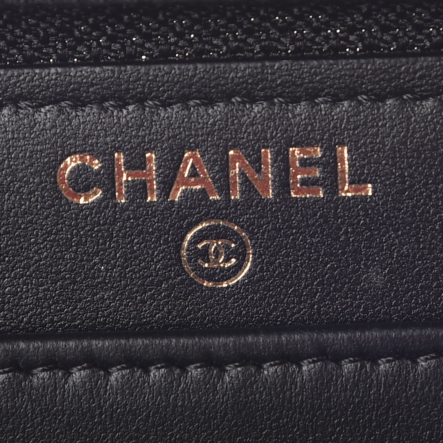 Chanel Lambskin Quilted Boy Zip Around Wallet Black 8 of 10