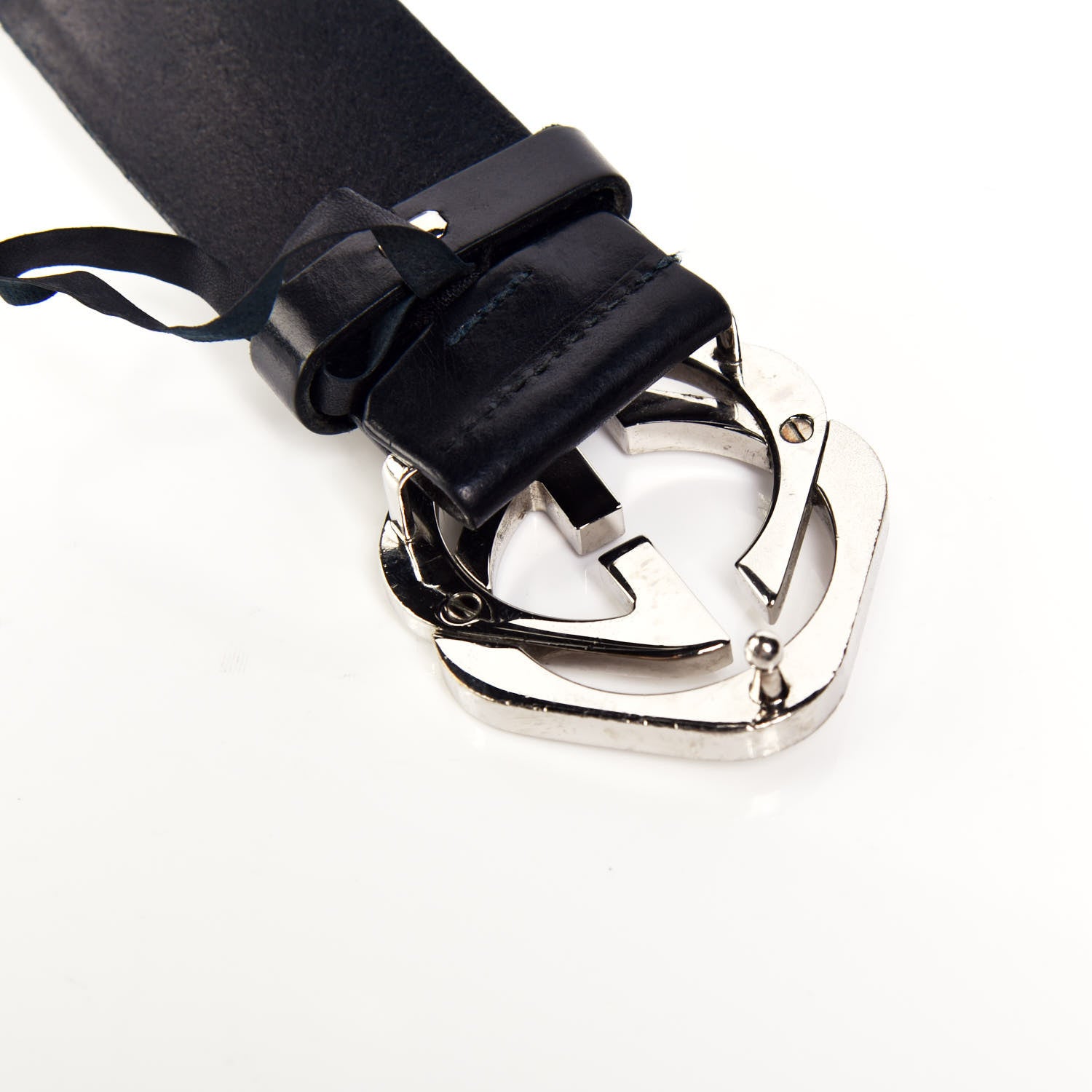 Gucci Calfskin Square G Belt 100 40 Black 7 of 8