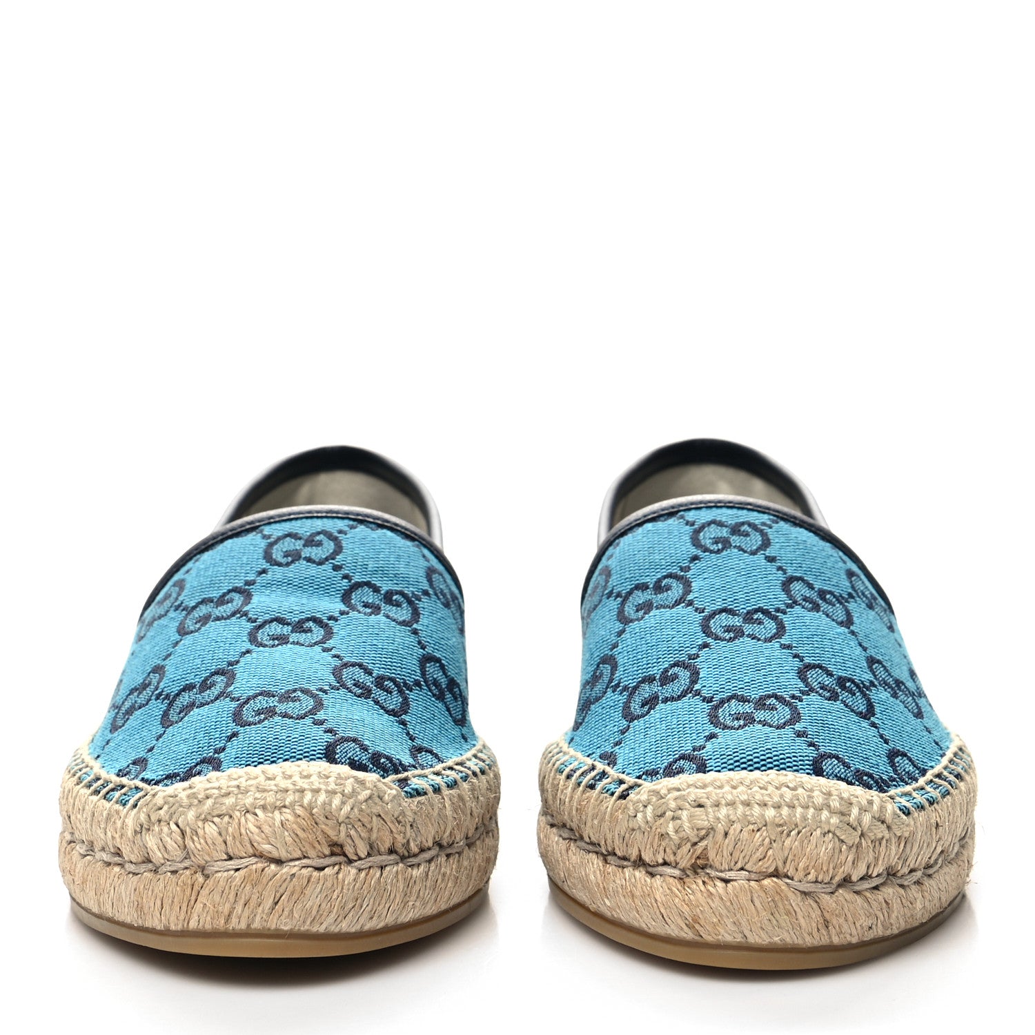 Gucci GG Monogram Multicolor Espadrilles 37 Light Blue 2 of 9