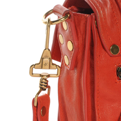 Proenza Schouler Leather PS1 Mini Pouch Messenger Bag Orange 10 of 11