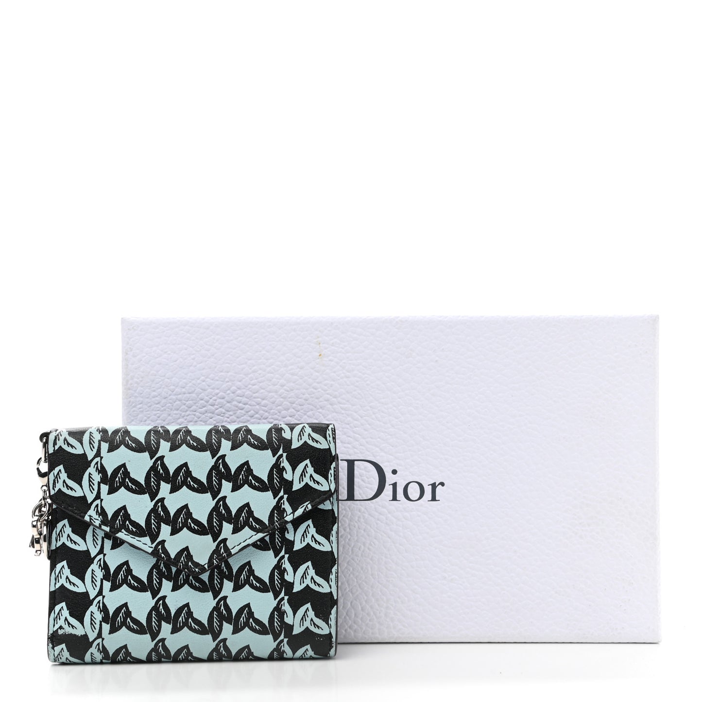 Printed Calfskin Diorissimo Medium Envelope Wallet