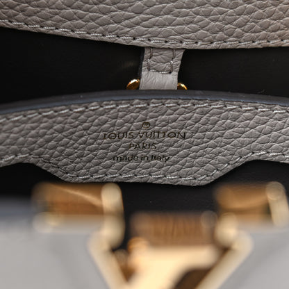 Louis Vuitton Taurillon Capucines BB Galet 6 of 8
