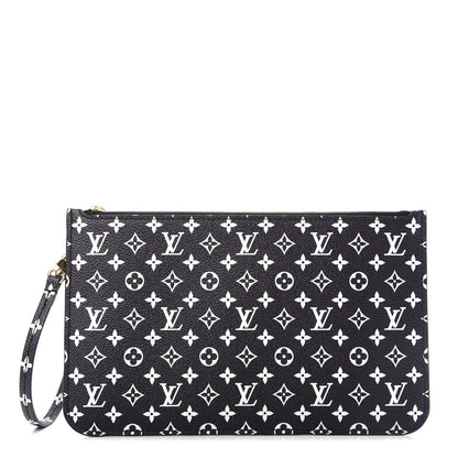 Louis Vuitton Monogram Giant Jungle Neverfull MM GM Pochette Black 1 of 7