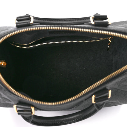 Louis Vuitton Empreinte Monogram Giant Speedy Bandouliere 25 Black 5 of 12