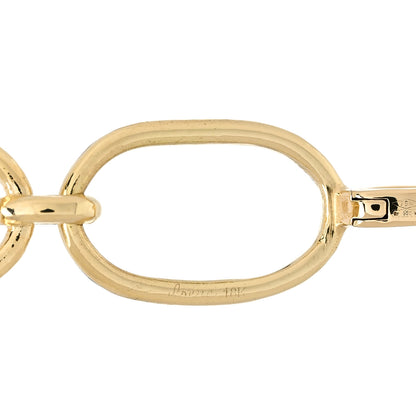 Irene Neuwirth 18K Yellow Gold Diamond Large Oval Single Pave Link Bracelet 3 of 5