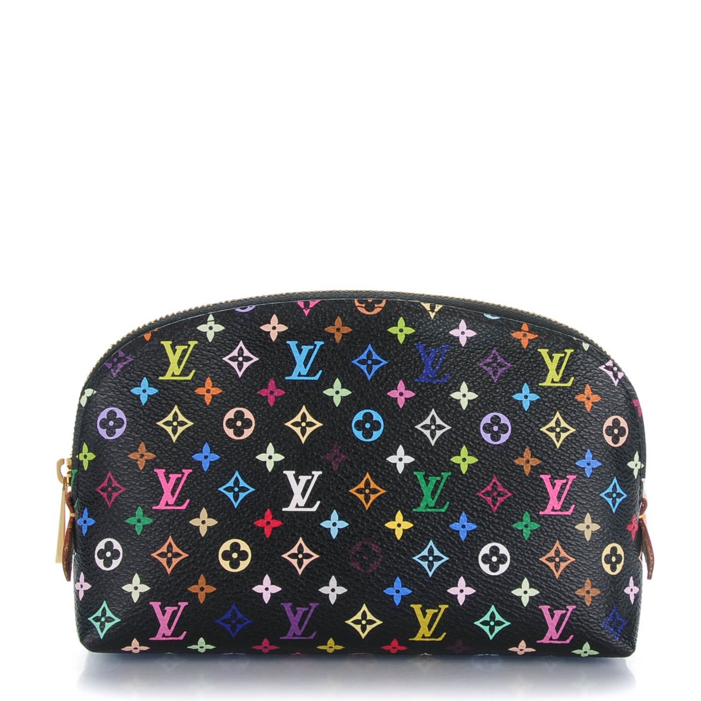 Monogram Multicolor Cosmetic Pouch Black Grenade