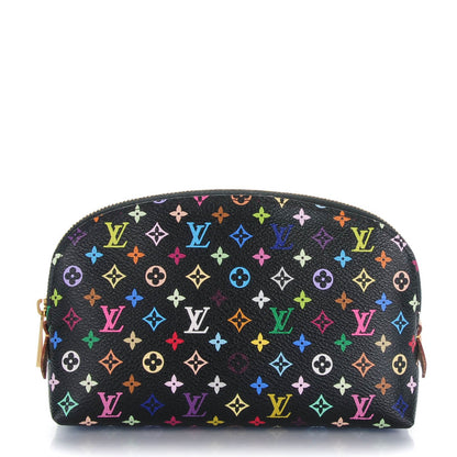 Louis Vuitton Monogram Multicolor Cosmetic Pouch Black Grenade 1 of 6