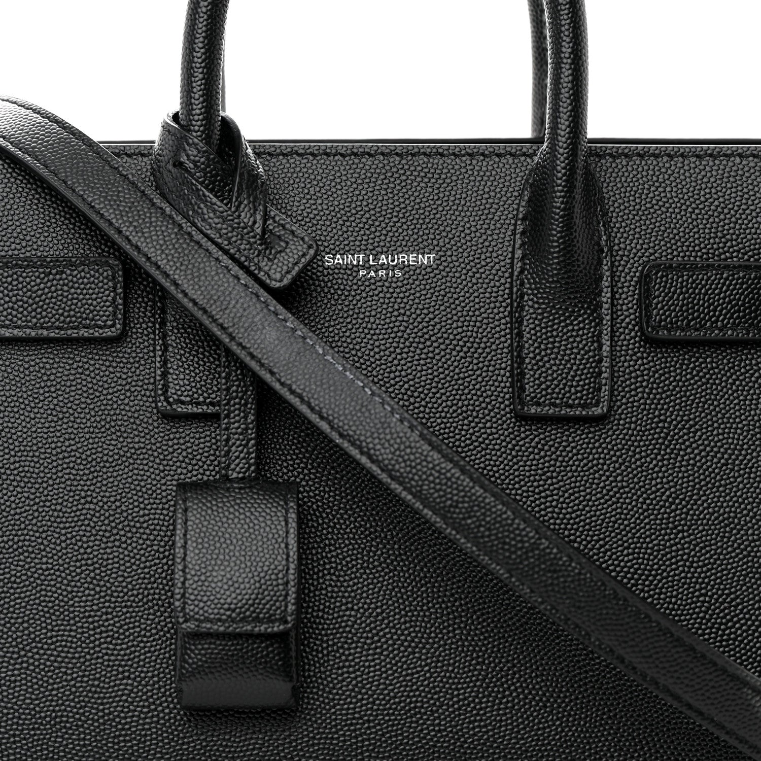 Saint Laurent Grain De Poudre Nano Sac De Jour Black 8 of 14