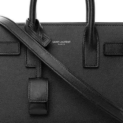 Saint Laurent Grain De Poudre Nano Sac De Jour Black 8 of 14