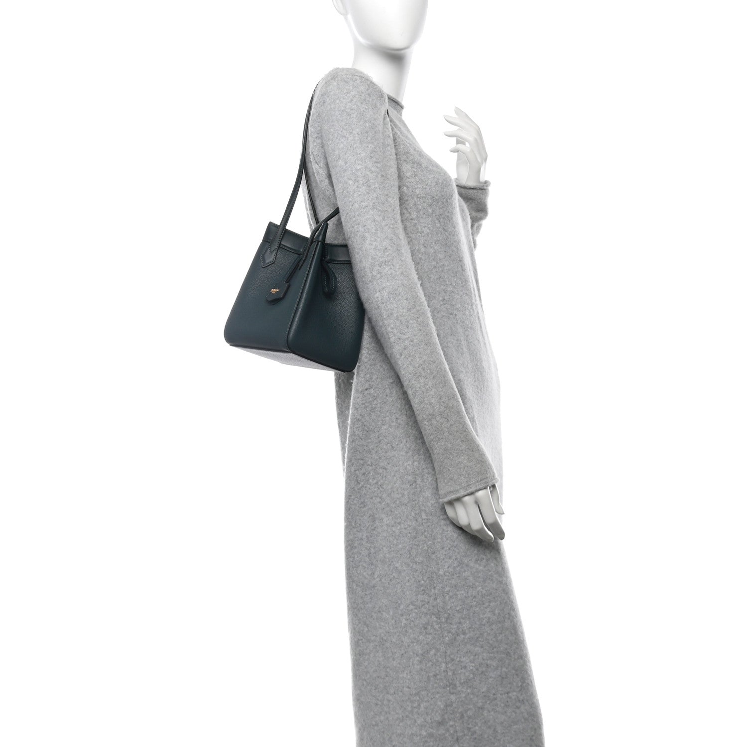 Fendi Vitello Cher Grace Mini Fendi Origami Verde Inglese 3 of 11