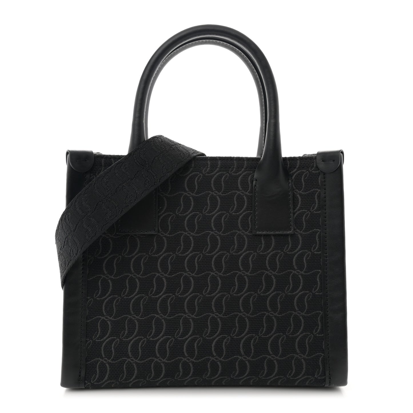 Jacquard Toile Monogram By My Side Tote Black