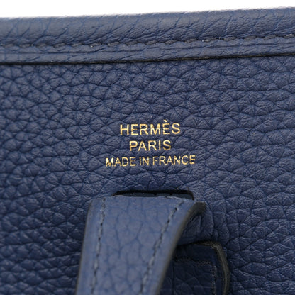 Hermes Taurillon Maurice Amazone Evelyne TPM Bleu Saphir Blue Indigo 6 of 13