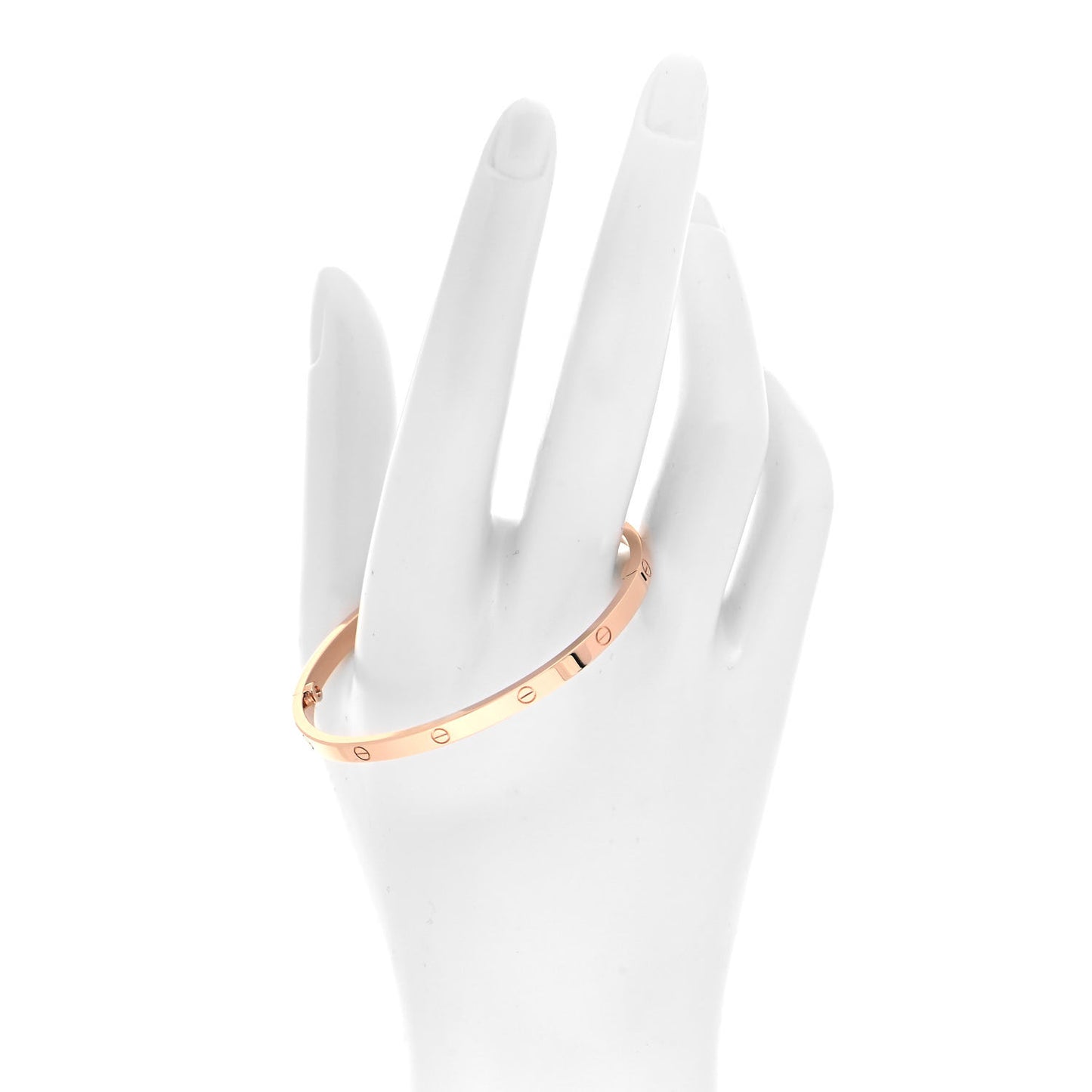 18K Pink Gold Small LOVE Bracelet 17