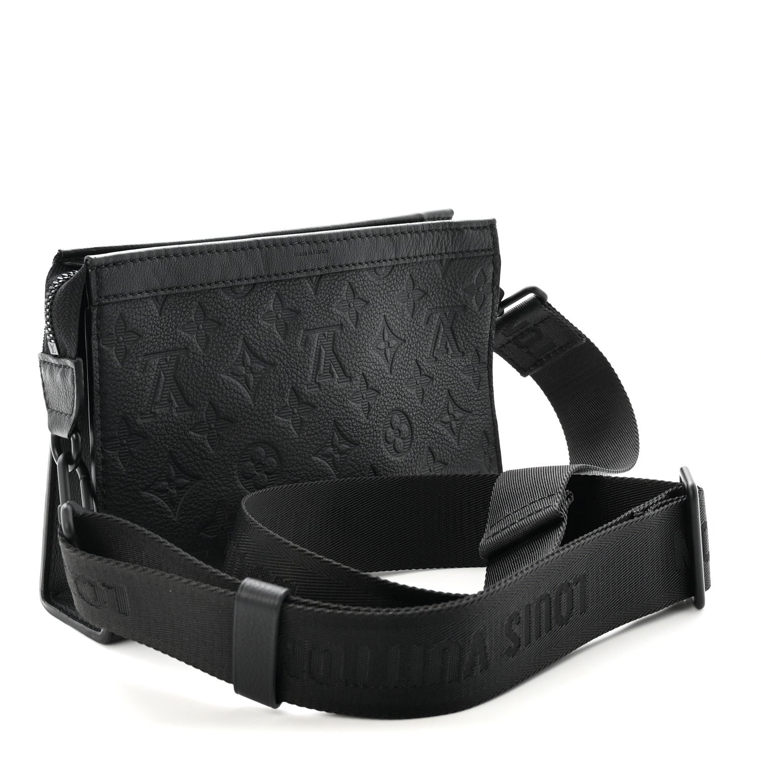 Louis Vuitton Calfskin Monogram Shadow Gaston Wearable Wallet 3 of 9